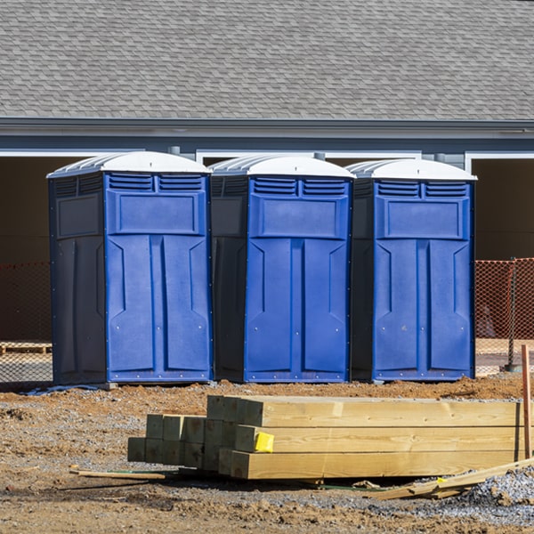 what is the cost difference between standard and deluxe porta potty rentals in Harvey